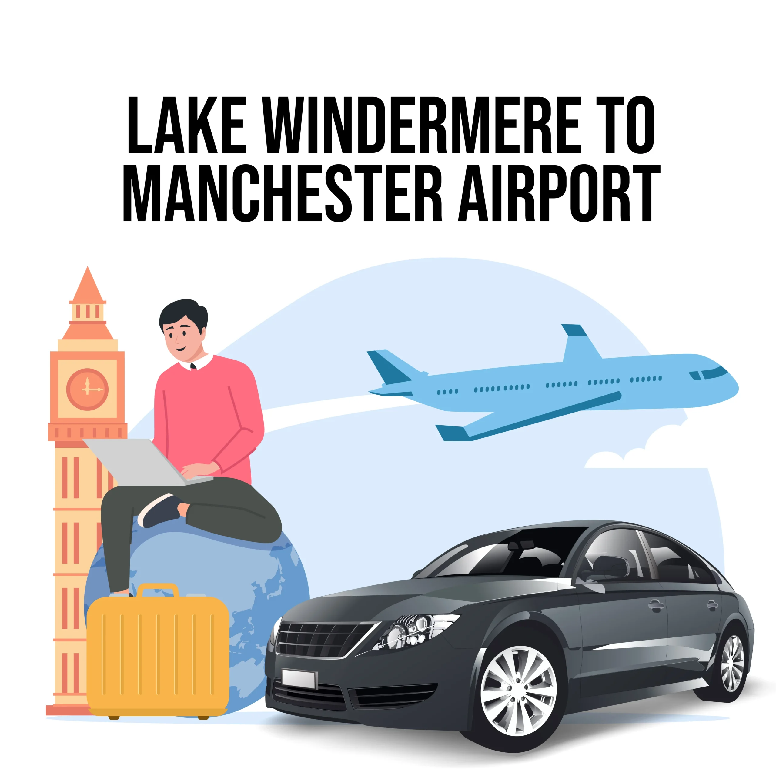 Lake-Windermere-To-Manchester-Airport