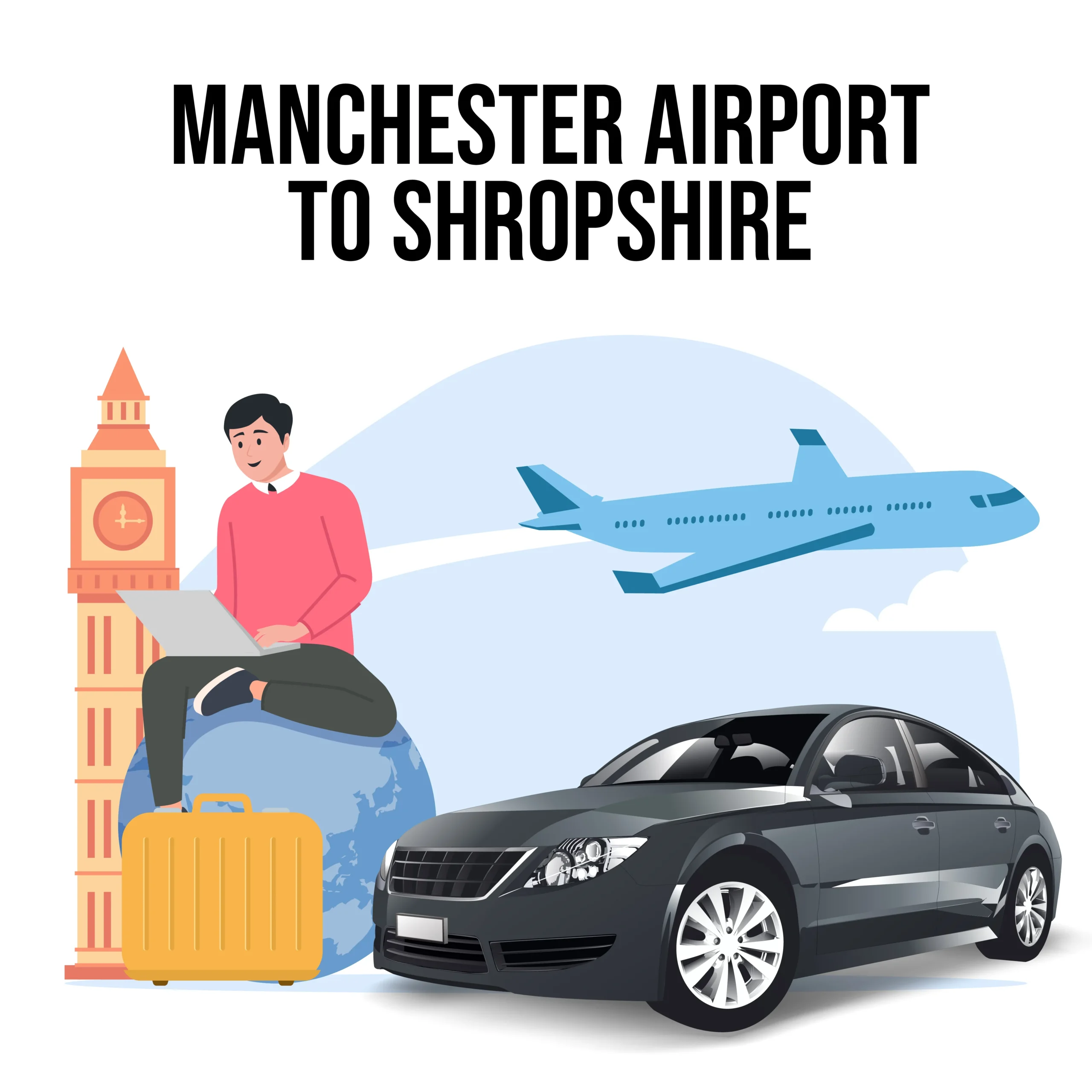Manchester-Airport-to-Shropshire