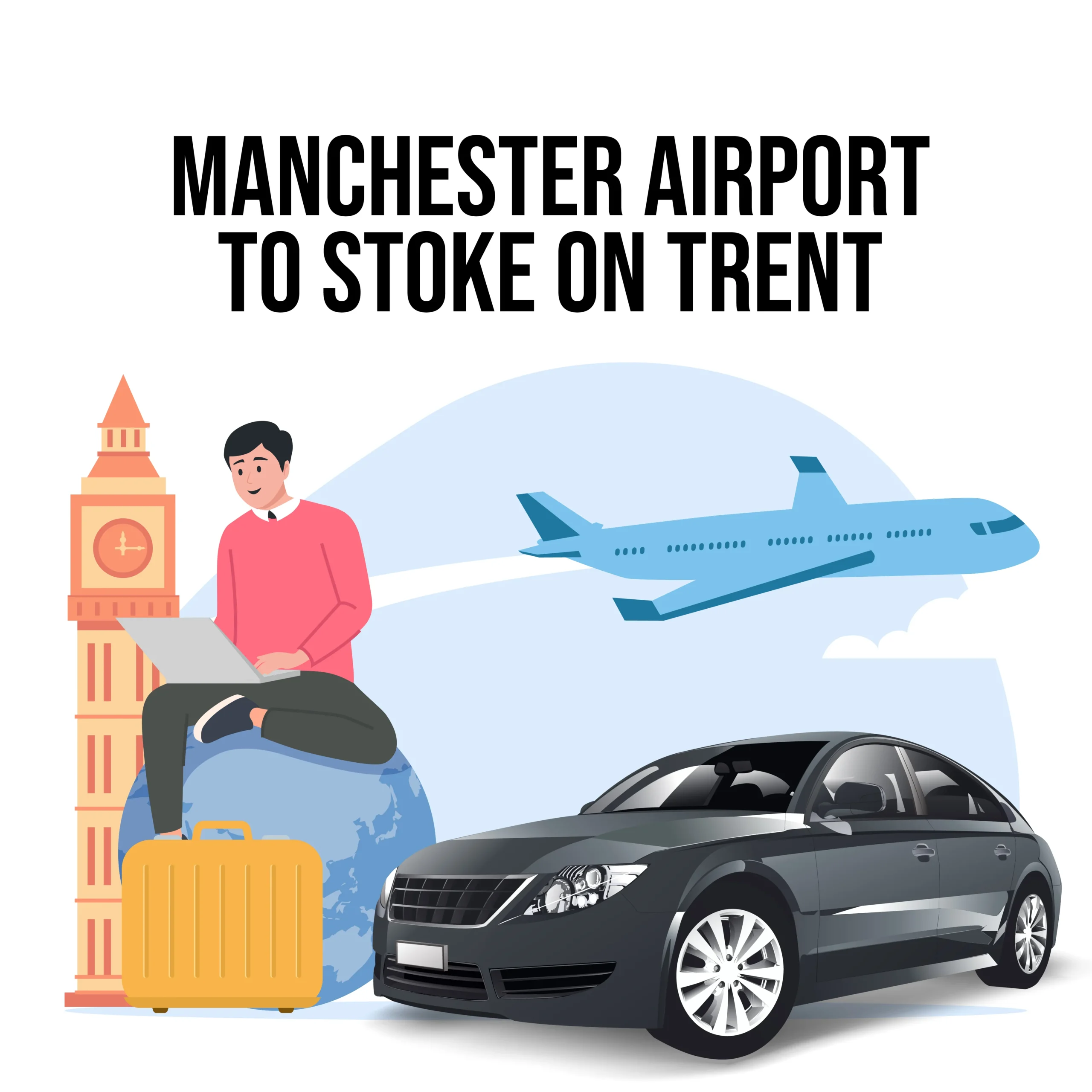 Manchester Airport To Stoke On Trent