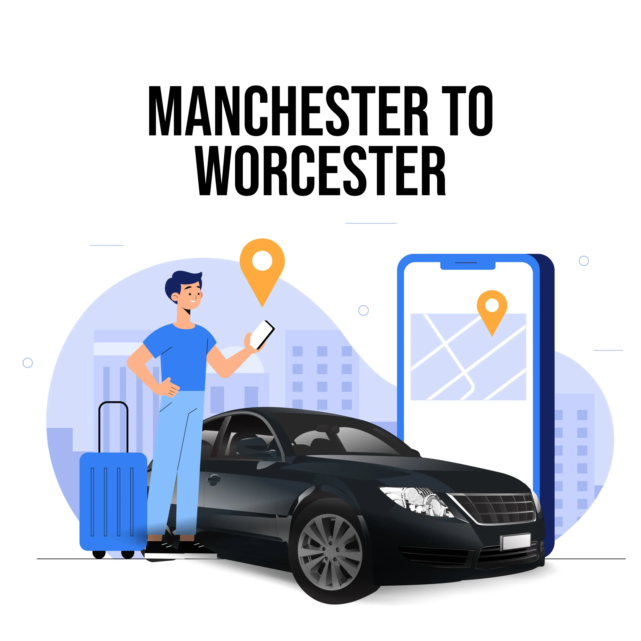 Manchester To Worcester Taxi