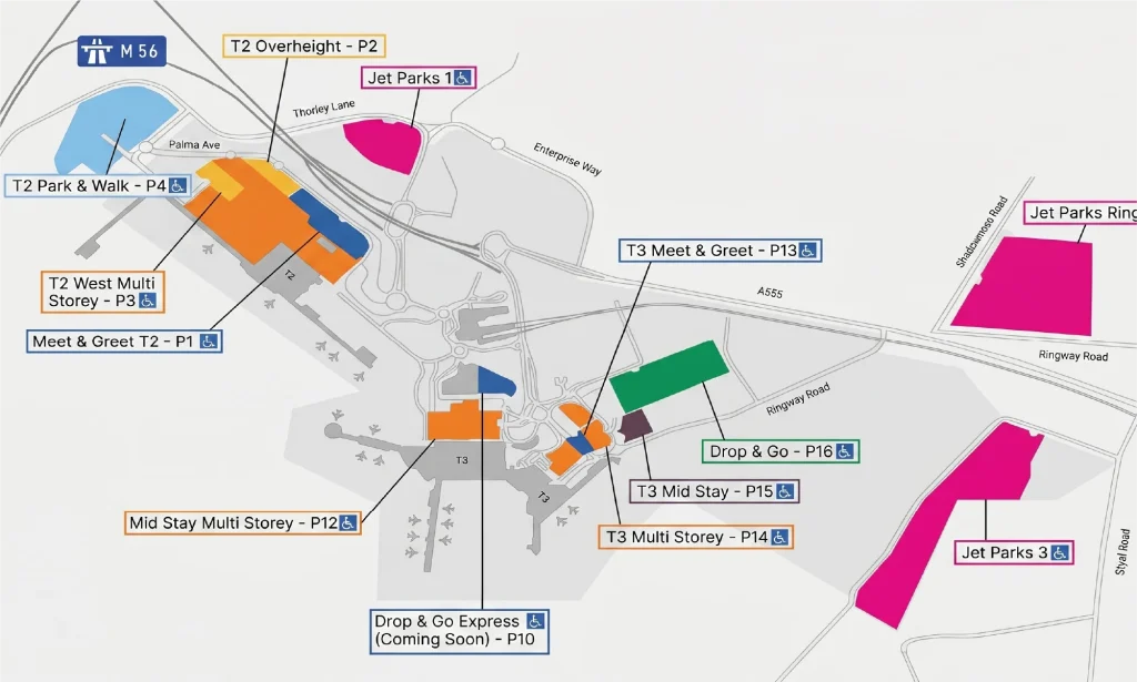 Understanding the Manchester Airport Layout