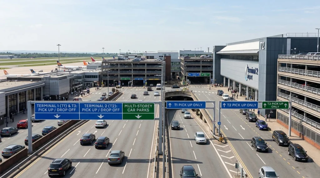Comparing Pick Up at T2 with Other Terminals (1)